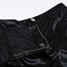 Load image into Gallery viewer, 極美品 CHANEL シャネル 21SS ショーツ ショートパンツ P70669V62116 サイズ36 No.5ボタン ココマーク ブラック ギャザー 中古 4b013516