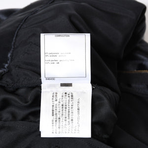 極美品 CHANEL シャネル 21SS ショーツ ショートパンツ P70669V62116 サイズ36 No.5ボタン ココマーク ブラック ギャザー 中古 4b013516