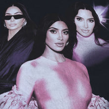Load image into Gallery viewer, 極美品 BALENCIAGA バレンシアガ Kim K Oversized T shirt キムカーダシアン 半袖Tシャツ 807341 サイズ2 ダメージ加工 中古 4b000595