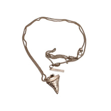 画像をギャラリービューアに読み込む, Givenchy ジバンシー シャークトゥース ネックレス ゴールド メタル GP 重量 40.2g 美品 中古 4b011731