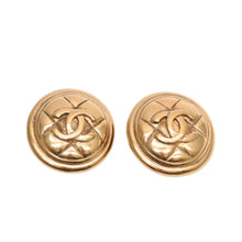 画像をギャラリービューアに読み込む, CHANEL シャネル VINTAGE ヴィンテージ ココマーク イヤリング 重量約27.5g GP メタル ゴールド 両耳用 美品 中古 4b013200