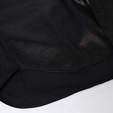 Load image into Gallery viewer, CHROME HEARTS クロムハーツ オールレザー コムデギャルソン ロングスリーブ シャツ CDG-CH04 ブラック サイズS 美品 中古 4b013581
