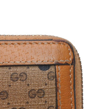 画像をギャラリービューアに読み込む, GUCCI×Disney グッチ×ディズニー ジップアラウンドウォレット 602532 ブラウン コーティングキャンバス レザー ゴールド金具 美品 中古 4b013234