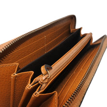 画像をギャラリービューアに読み込む, GUCCI×Disney グッチ×ディズニー ジップアラウンドウォレット 602532 ブラウン コーティングキャンバス レザー ゴールド金具 美品 中古 4b013234