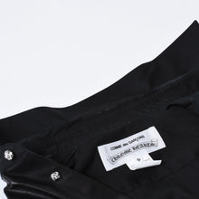 Load image into Gallery viewer, CHROME HEARTS クロムハーツ オールレザー コムデギャルソン ロングスリーブ シャツ CDG-CH04 ブラック サイズS 美品 中古 4b013581