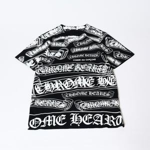 COMME des GARCONS CHROME HEARTS コムデギャルソン クロムハーツ Tシャツ ブラック サイズM 美品 中古 4b013620