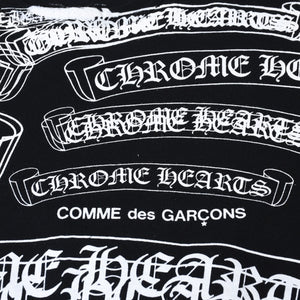 COMME des GARCONS CHROME HEARTS コムデギャルソン クロムハーツ Tシャツ ブラック サイズM 美品 中古 4b013620