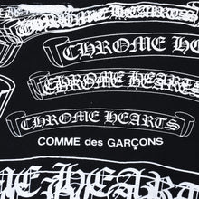Load image into Gallery viewer, COMME des GARCONS CHROME HEARTS コムデギャルソン クロムハーツ Tシャツ ブラック サイズM 美品 中古 4b013620