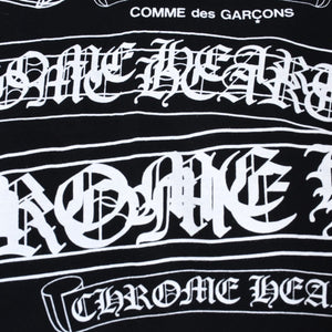 COMME des GARCONS CHROME HEARTS コムデギャルソン クロムハーツ Tシャツ ブラック サイズM 美品 中古 4b013620