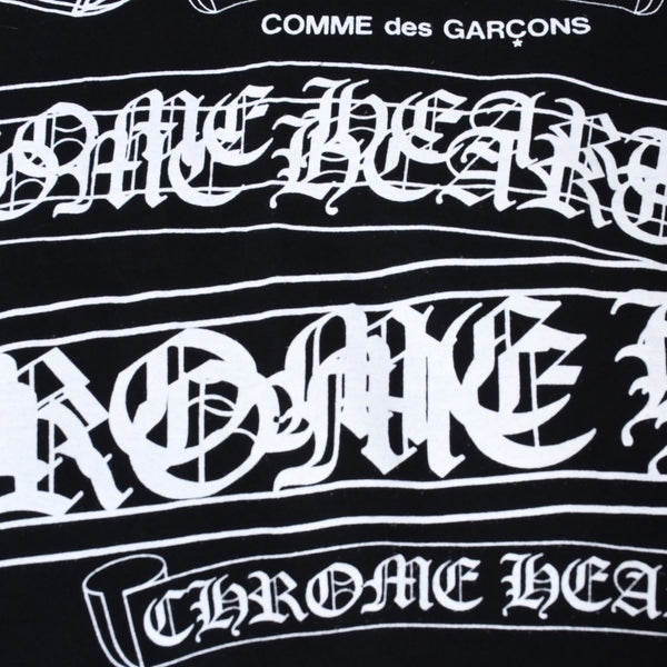 COMME des GARCONS CHROME HEARTS コムデギャルソン クロムハーツ Tシャツ ブラック サイズM 美品 中古 4b013620