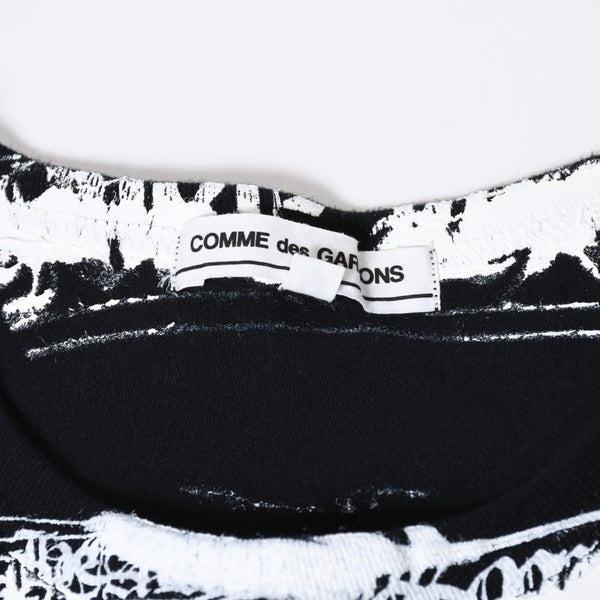 COMME des GARCONS CHROME HEARTS コムデギャルソン クロムハーツ Tシャツ ブラック サイズM 美品 中古 4b013620