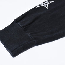 Load image into Gallery viewer, CHROME HEARTS クロムハーツ 長袖Tシャツ オールド サイズS フローラルクロス コットン ブラック 美品 中古 4b013528