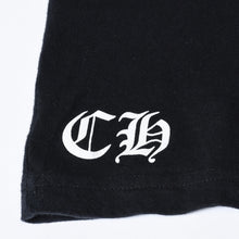 Load image into Gallery viewer, CHROME HEARTS クロムハーツ 長袖Tシャツ オールド サイズS フローラルクロス コットン ブラック 美品 中古 4b013528
