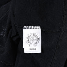 Load image into Gallery viewer, CHROME HEARTS クロムハーツ 長袖Tシャツ オールド サイズS フローラルクロス コットン ブラック 美品 中古 4b013528