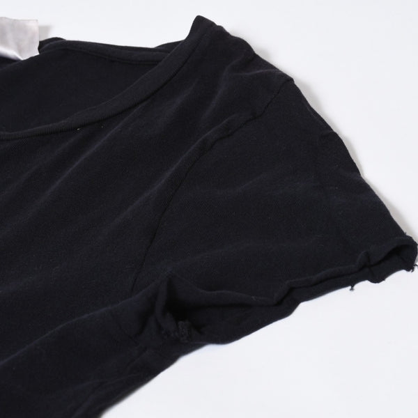 CHROME HEARTS クロムハーツ VINE DAGGER ヴァインダガー 半袖Tシャツ サイズM カットオフ ブラック 良品 中古 4b013630