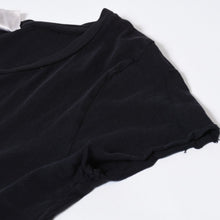 Load image into Gallery viewer, CHROME HEARTS クロムハーツ VINE DAGGER ヴァインダガー 半袖Tシャツ サイズM カットオフ ブラック 良品 中古 4b013630