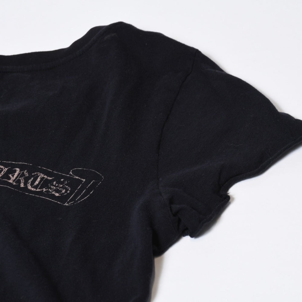CHROME HEARTS クロムハーツ VINE DAGGER ヴァインダガー 半袖Tシャツ サイズM カットオフ ブラック 良品 中古 4b013630