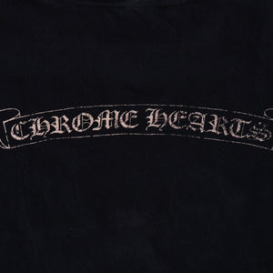 CHROME HEARTS クロムハーツ VINE DAGGER ヴァインダガー 半袖Tシャツ サイズM カットオフ ブラック 良品 中古 4b013630