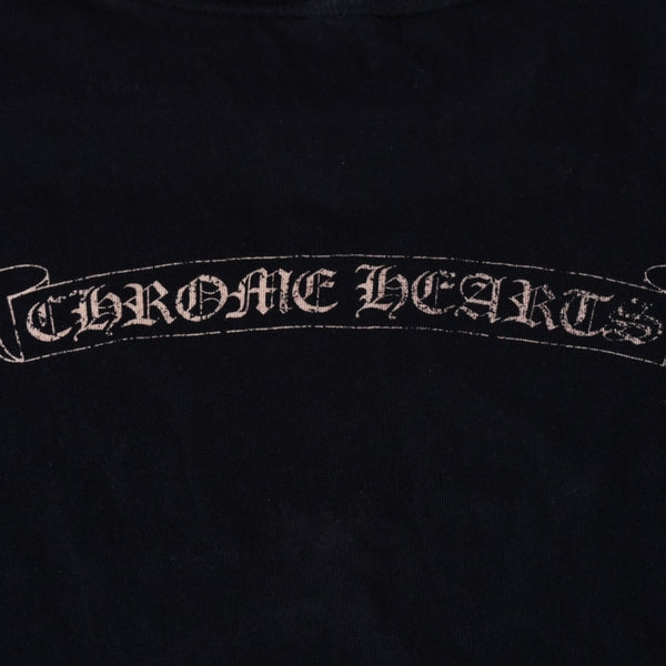 CHROME HEARTS クロムハーツ VINE DAGGER ヴァインダガー 半袖Tシャツ サイズM カットオフ ブラック 良品 中古 4b013630