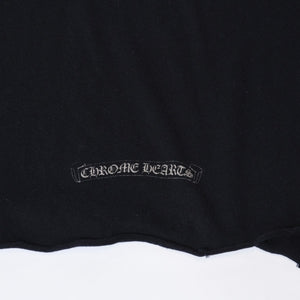 CHROME HEARTS クロムハーツ VINE DAGGER ヴァインダガー 半袖Tシャツ サイズM カットオフ ブラック 良品 中古 4b013630