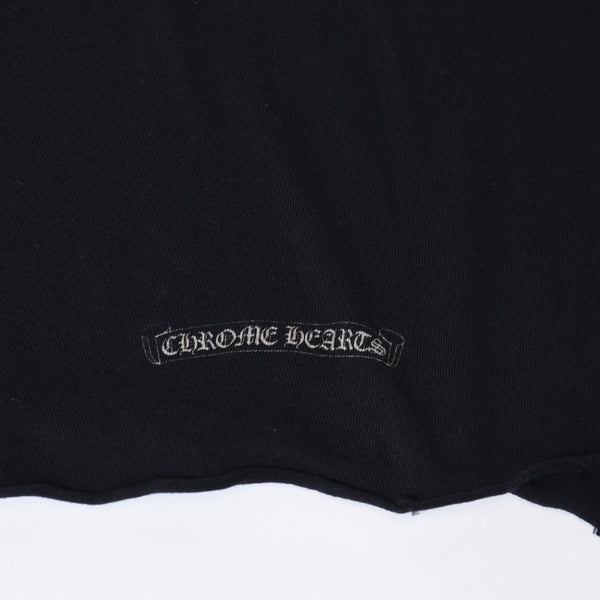 CHROME HEARTS クロムハーツ VINE DAGGER ヴァインダガー 半袖Tシャツ サイズM カットオフ ブラック 良品 中古 4b013630