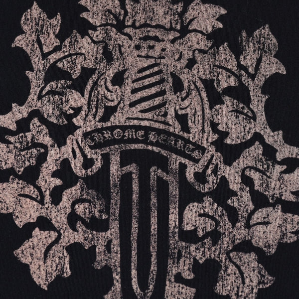 CHROME HEARTS クロムハーツ VINE DAGGER ヴァインダガー 半袖Tシャツ サイズM カットオフ ブラック 良品 中古 4b013630