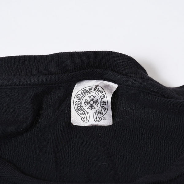 CHROME HEARTS クロムハーツ VINE DAGGER ヴァインダガー 半袖Tシャツ サイズM カットオフ ブラック 良品 中古 4b013630