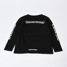 Load image into Gallery viewer, 極美品 CHROME HEARTS クロムハーツ 長袖Tシャツ サイズ140 アームロゴ コットン 中古 4b013580