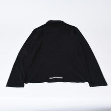 Load image into Gallery viewer, CHROME HEARTS クロムハーツ 長袖Tシャツ ポロシャツ BSフレア サイズS 3CROSS コットン ブラック 美品 中古 4b013534