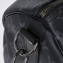 Load image into Gallery viewer, 新品同様 LOUIS VUITTON ルイヴィトン キーポル バンドリエール45 ボストンバッグ M40569 モノグラム エクリプス ブラック 中古 4b013598