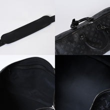 Load image into Gallery viewer, 新品同様 LOUIS VUITTON ルイヴィトン キーポル バンドリエール45 ボストンバッグ M40569 モノグラム エクリプス ブラック 中古 4b013598