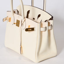 Load image into Gallery viewer, 新品同様 HERMES エルメス バーキン30 ハンドバッグ U刻印 トリヨンクレマンス ナタ ゴールド金具 U刻印 中古 4b013601
