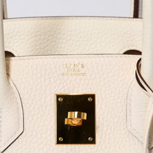 Load image into Gallery viewer, 新品同様 HERMES エルメス バーキン30 ハンドバッグ U刻印 トリヨンクレマンス ナタ ゴールド金具 U刻印 中古 4b013601