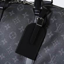 Load image into Gallery viewer, 新品同様 LOUIS VUITTON ルイヴィトン キーポル バンドリエール45 ボストンバッグ M40569 モノグラム エクリプス ブラック 中古 4b013714