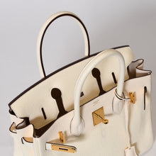 Load image into Gallery viewer, 新品同様 HERMES エルメス バーキン30 ハンドバッグ U刻印 トリヨンクレマンス ナタ ゴールド金具 U刻印 中古 4b013601