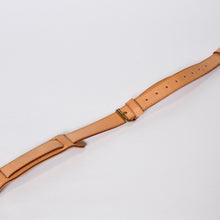 Load image into Gallery viewer, 極美品 LOUIS VUITTON ルイヴィトン ダミエ アズール キーポル55 ボストンバッグ N41429 PVC ヌメ革 ホワイト ブラウン 中古 4b013713