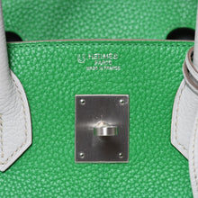 Load image into Gallery viewer, 未使用 SPO HERMES エルメス バーキン30 ハンドバッグ トゴ バンブーグリスパール マットシルバー金具 □R刻印 中古 4b013778