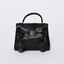Load image into Gallery viewer, 極美品 HERMES エルメス ケリードール 黒 ブラックハンドバッグ 2000年限定 中古 4b013602