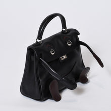 Load image into Gallery viewer, 極美品 HERMES エルメス ケリードール 黒 ブラックハンドバッグ 2000年限定 中古 4b013602