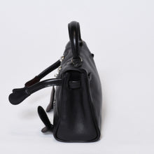 Load image into Gallery viewer, 極美品 HERMES エルメス ケリードール 黒 ブラックハンドバッグ 2000年限定 中古 4b013602