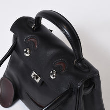 Load image into Gallery viewer, 極美品 HERMES エルメス ケリードール 黒 ブラックハンドバッグ 2000年限定 中古 4b013602