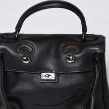 Load image into Gallery viewer, 極美品 HERMES エルメス ケリードール 黒 ブラックハンドバッグ 2000年限定 中古 4b013602