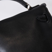 Load image into Gallery viewer, 極美品 HERMES エルメス ケリードール 黒 ブラックハンドバッグ 2000年限定 中古 4b013602