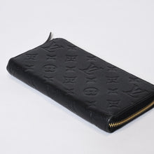 Load image into Gallery viewer, 極美品 LOUIS VUITTON ルイヴィトン ジッピーウォレット 長財布 M60571 モノグラム ブラック ゴールド金具 中古 4b013636