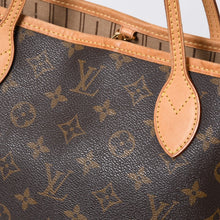 Load image into Gallery viewer, LOUIS VUITTON ルイヴィトン モノグラム ネヴァーフルPM ハンドバッグ M40155 ブラウン PVC ヌメ革 ゴールド金具 美品 中古 4b013597