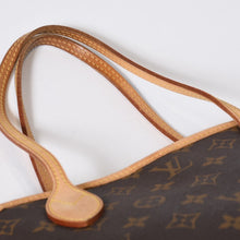 Load image into Gallery viewer, LOUIS VUITTON ルイヴィトン モノグラム ネヴァーフルPM ハンドバッグ M40155 ブラウン PVC ヌメ革 ゴールド金具 美品 中古 4b013597