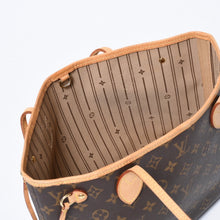 Load image into Gallery viewer, LOUIS VUITTON ルイヴィトン モノグラム ネヴァーフルPM ハンドバッグ M40155 ブラウン PVC ヌメ革 ゴールド金具 美品 中古 4b013597