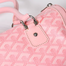 Load image into Gallery viewer, 極美品 激レア GOYARD ゴヤール KIOS キオス PM 限定品 ゴヤールディンキャンバス ピンク シルバー金具 中古 4b013743