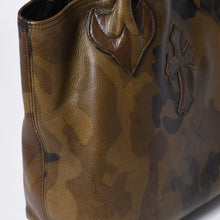 Load image into Gallery viewer, 極美品 CHROME HEARTS クロムハーツ FS TOTE FSトートバッグ CHクロスレザーパッチ レザー シルバー925 カモフラージュ 中古 4b013664