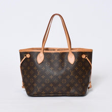 Load image into Gallery viewer, LOUIS VUITTON ルイヴィトン モノグラム ネヴァーフルPM ハンドバッグ M40155 ブラウン PVC ヌメ革 ゴールド金具 美品 中古 4b013696